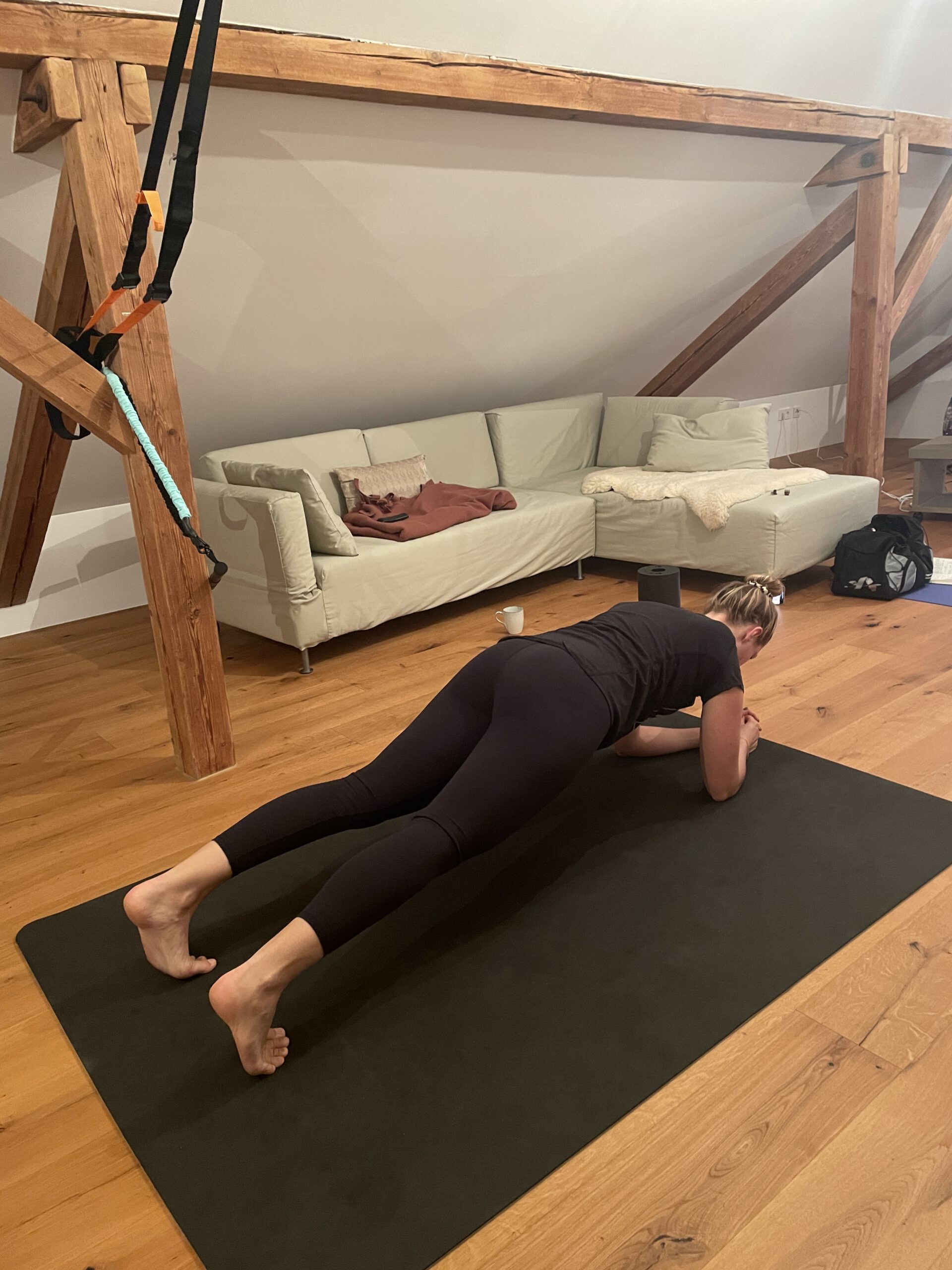 Muskelkatze Klientin Personaltraining mit Eva Popp Personaltraining-AbnehmProgramm-Kistenpfennig